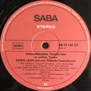 LP - Erwin Lehn Und Sein Südfunk Tanzorchester - Internationales Tanzturnier Im Strikten Tempo