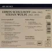 CD - Erwin Schulhoff , Stefan Wolpe - Ensemble Aventure - Werke Von Erwin Schulhoff & Stefan Wolpe