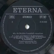 LP - Erzgebirgsensemble Aue Singt Lieder Von Anton Günther - Wu De Walder Haamlich Rauschen
