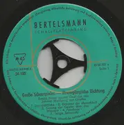 7inch Vinyl Single - Ewald Balser - Ewald Balser Spricht Gedichte Von Johann Wolfgang Von Goethe