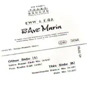 12'' - EWW - Ave Maria - red vinyl