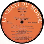 LP - Etorki - Chants Et Danses Du Pays-Basque