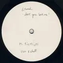 12inch Vinyl Single - Eternal Meet Mark Picchiotti - Don't You Love Me - White label