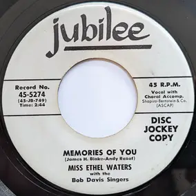 Ethel Waters - Memories Of You