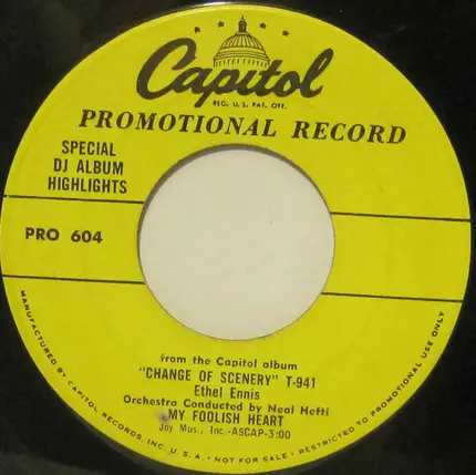 Ethel Ennis - I Still Get A Thrill / My Foolish Heart