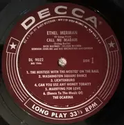 LP - Ethel Merman - 12 Songs From Call Me Madam