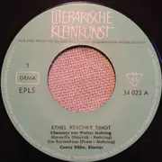 7inch Vinyl Single - Ethel Reschke - Die Kartenhexe - Ethel Reschke Singt 4 Chansons Von Walter Mehring