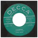 7inch Vinyl Single - Ethel Smith - Valentine / (A) Alouette (B) Frere Jaques - Green Label Promo