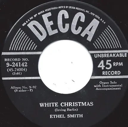 Ethel Smith - Silent Night / Adeste Fideles
