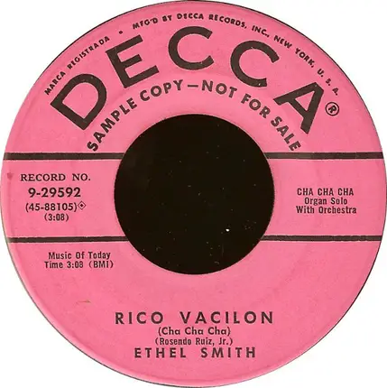 Ethel Smith - Sweet And Gentle (Me Lo Dijo Adela)