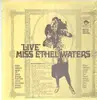 LP - Ethel Waters - 'Live' Miss Ethel Waters