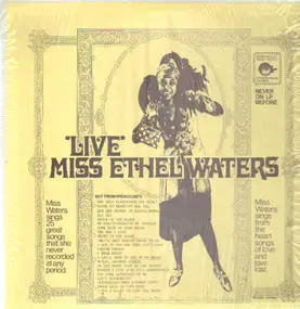 Ethel Waters - 'Live' Miss Ethel Waters