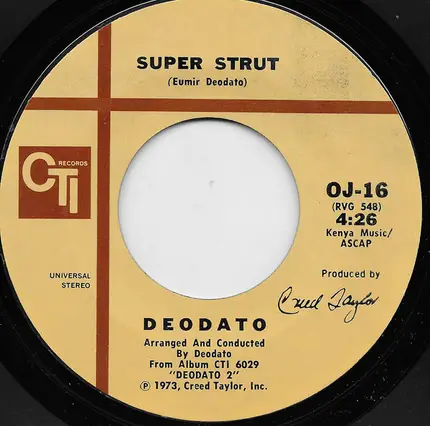 Eumir Deodato - Rhapsody In Blue / Super Strut