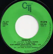 7inch Vinyl Single - Eumir Deodato - Zarathustra (2001)