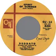 7'' - Eumir Deodato - Also Sprach Zarathustra (2001) / Spirit Of Summer