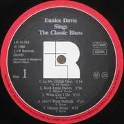 LP - Eunice Davis - Sings The Classic Blues (Of Victoria Spivey, Memphis Minnie And Eunice Davis)