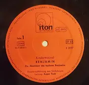 LP - Kinder-Hörspiel - Die Abenteuer Des Tapferen Benjamin - Insert incl.