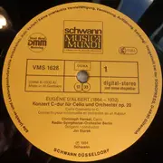 LP - d'Albert / Volkmann - Konzert C-Dur Für Cello Und Orchester Op. 20 / Konzert A-Moll Für Cello Und Orchester Op. 33
