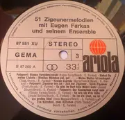 Double LP - Eugen Farkas Und Seinem Ensemble - 51 Zigeunermelodien Mit Eugen Farkas Und Seinem Ensemble