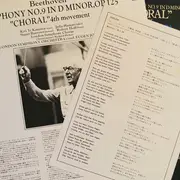 LP - Beethoven - Symphony No.9 'Choral' 4th Movement - + OBI, Inserts