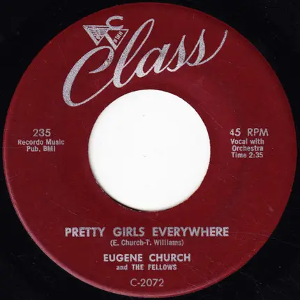 Eugene Church And The Fellows - Pretty Girls Everywhere