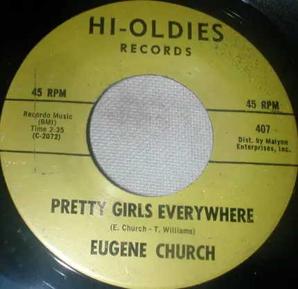 Eugene Church - Pretty Girls Everywhere / For The Rest Of My Life