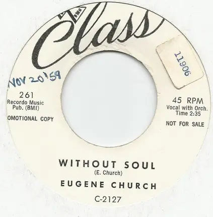 Eugene Church - Without Soul / Jack Of All Trades