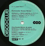 Eugène Alexis - Klavierwerke Grosser Meister = Cinq Grands Maitres Du Piano