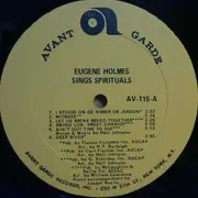 LP - Eugene Holmes - Holmes Sings Spirituals