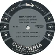 LP - Eugene Ormandy Conducts The Philadelphia Orchestra / Franz Liszt , George Enescu - Rhapsodies