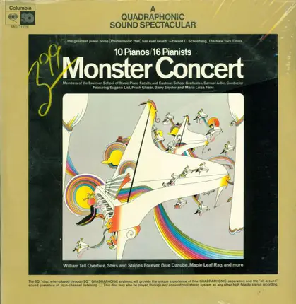 Eugene List , Frank Glazer , Barry Snyder , Maria Luisa Faini , Samuel Adler , Eastman School Of Mu - Monster Concert