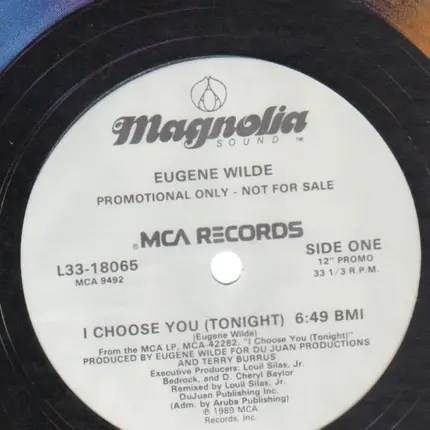 Eugene Wilde - I Choose You (Tonight)