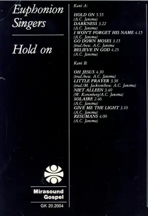 Euphonion Singers - Hold On