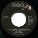 7inch Vinyl Single - Eurythmics - Here Comes The Rain Again / Right By Your Side
