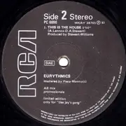 LP - Eurythmics - Love Is A Stranger / Sweet Dreams / This Is The House - Numbered