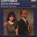 7inch Vinyl Single - Eurythmics - Love Is A Stranger - Pink Record