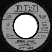 7inch Vinyl Single - Eurythmics - Thorn In My Side