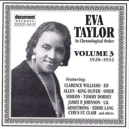 Eva Taylor - In Chronological Order Volume 3 (1928-1932)