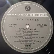 LP - Eva Turner - Italian Operatic Arias - MONO