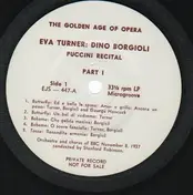 Eva Turner - Dino Borgioli, Puccini Recital