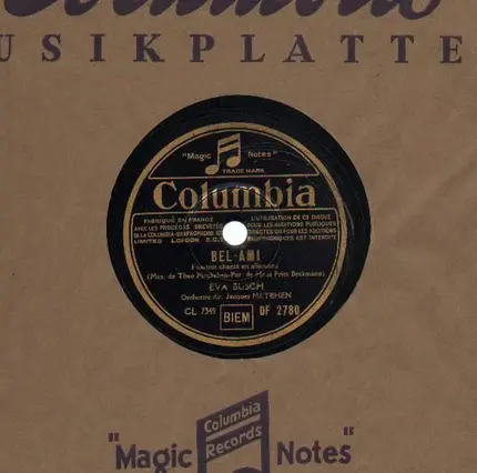 Eva Busch - Bel-Ami/ Es sprechen so viele von Liebe
