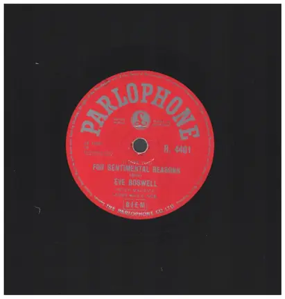 Eve Boswell - I Love You (For Sentimental Reasons) / Bobby