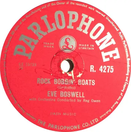 Eve Boswell - Tra La La / Rock Bobbin' Boats