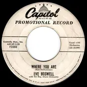 Eve Boswell - Where You Are / Pickin' A Chicken