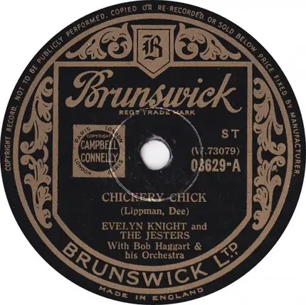 Evelyn Knight And The Jesters With Bob Haggart And His Orchestra - Chickery Chick / Let Him Go - Let Him Tarry