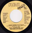7inch Vinyl Single - Evelyn King - I Don't Know If It's Right