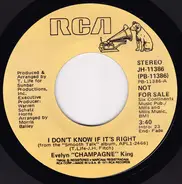 Evelyn King - I Don't Know If It's Right