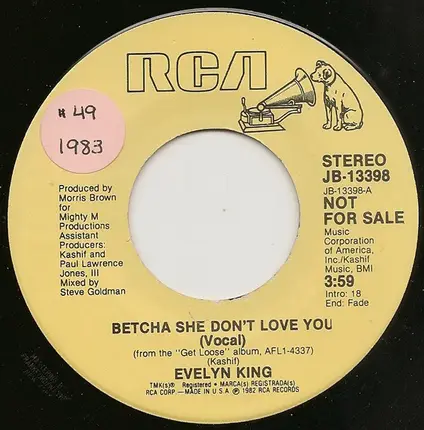 Evelyn King - Betcha She Don't Love You