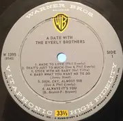 LP - Everly Brothers - A Date With The Everly Brothers