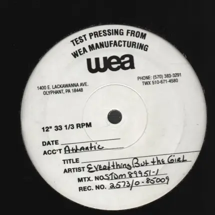 Everything But The Girl - Lullaby Of Clubland